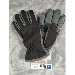 Isotoner Signature SmartDry Smart Touch Active Gloves Faux Fur Lined  Men Medium